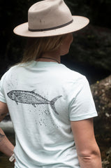 Mackerel T-Shirt - Light Blue