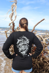 Long Sleeves School Of Fish